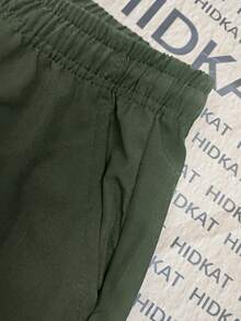 Hidkat Women's Lightweight Cargo Jogger Pants - Quick-Dry Breathable Drawstring Ankle Trousers For Casual Outdoor Sports - xanh quân đội - Xem 4