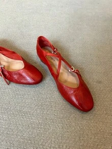 Costume Shoes - Red - View 6