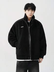 Jaquetas esportivas masculinas - Preto - Ver 6