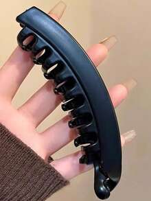 3/1 pieza Pinza de pelo tipo banana de tamaño grande para cabello grueso con estampado de leopardo y caramelo, para otoño/invierno, pinza de pelo vintage para cola de caballo alta, accesorio de cabello elegante para mujer