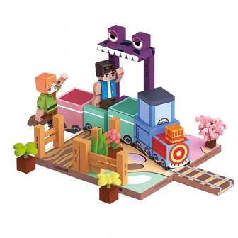 Mundo magnético, mundo de hielo y nieve, juego de bloques de construcción magnéticos, juguetes sensoriales educativos STEM, juguetes de construcción creativos, bloques de construcción magnéticos geométricos, con animales, minifiguras, con caja de colores, adecuado para niños mayores de 6 años, estimula la imaginación espacial y la creatividad, regalo ideal para cumpleaños/vacaciones/Navidad