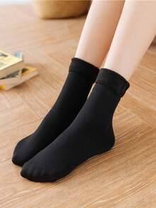 1/3pcs Winter Warm Set, Includes 1 Hat, Gloves And Thick Socks, Suitable For Holiday Gifts - Multicolor - View 5