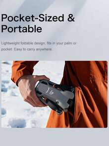 全新GT50高清航拍无人机配备5.64英寸实时显示遥控器，让您随时查看无人机拍摄的照片/视频。它采用抗风无刷电机、全范围智能避障、光流悬停和一键降落/翻转功能。 - 灰色 - 查看 7