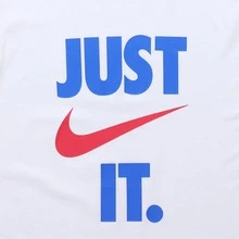 Nike Sportswear 字母印花圓領美式復古多巴胺短袖T卹 - 白色 - 查看 4