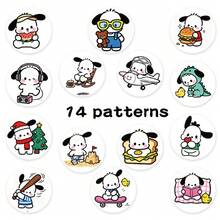 SANRIO 500 miếng/cuộn Hình dán  dễ thương trang trí cho sổ tay, ốp điện thoại & đồ thủ công DIY, đồ dùng làm album ảnh, văn phòng phẩm album ảnh, hình dán ngộ nghĩnh, hình dán máy tính xách tay, hình dán điện thoại Kindle. - 500 CÁI/Cuộn - Xem 3