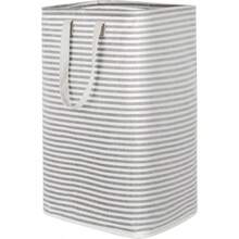 Lifewit Cesto para Ropa Sucia con Capacidad Extra Grande Revestimiento de Impermeabilización Algodón y PEVA de Terileno Bolsa de Almacenamiento Cesto Plegable de Lavandería 80L Gris - Gris - Ver 1