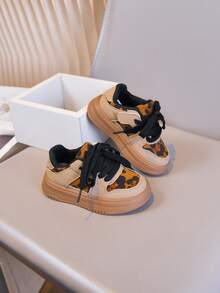 幼儿帆布鞋，男女童休闲套脚鞋，四季皆宜软底步行鞋 - 卡其色 - 查看 2