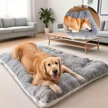 Multi-Size Thick & Warm Pet Bed Pad, Suitable For Dogs, Cats, Squirrels, Hamsters, Rabbits And Other Small/Medium/Large Pets, All Season Use - Grey - View 2