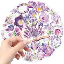 56 szt./zestaw naklejek walentynkowych, zestaw naklejek z różnymi wzorami kwiatowymi, kreatywne naklejki na festiwale, doping i imprezy, dekoracyjne prezenty DIY, artystyczne naklejki na pamiętnik, laptopa, notes, butelkę z wodą, etui na telefon, estetyczne naklejki dla nastolatków i dorosłych, artykuły szkolne - Wielokolorowe - Zobacz 12