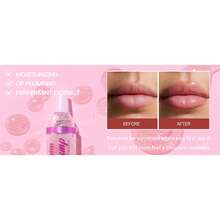 Erinde  Lip Plumping Booster, Spicy Lip Plumper Gloss Lip Plumping Oil, Ultra-Hydrating & Nourishing Plump Lip Plumper, Glossy Finish Fuller Natural Lip Gloss For Women Girls - Honey - 查看 7
