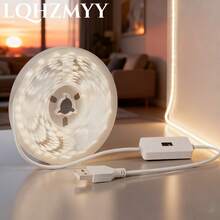 LQHZMYY 1件裝智慧LED燈條，附感應器與USB接口，感應啟動智能照明，室內/室外安裝方便，適用於電視背光、櫥櫃、樓梯、走廊、臥室、房間裝飾、聖誕燈飾裝飾 - 彩色 - 查看 4