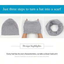 Vibrant Solid Color, Fashionable Elastic Skull Cap, Soft Knit Hat, Cancer Cap, Soft Stretchy Polyester Knit Beanie, Machine Washable, Suitable For Teacher's Day, Graduation Gift, Father's Day Gift, Casual Headwear, Brimless Hat - A - View 9