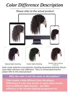 假发、女士发带、一体式发带、顶部卷发、玉米辫烫发遮盖白发、合成发带、发带、接发 - 彩色 - 查看 7