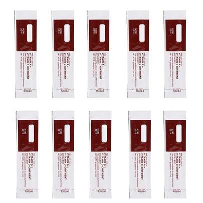 10pcs Set Permanent Makeup Tattoo Body Art Repair Aftercare Recovery Vitamin A&D Ointment White
