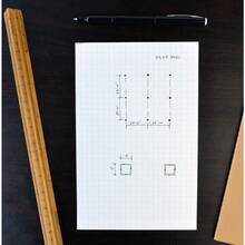 Home Advantage Grid Notepad Graph Quadrille Ruled Memo Scratch Paper 5.5-x-8.5-inch - como en la foto - Ver 6