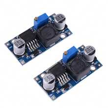 2pcs DC-DC Ajustable Step down Power Supply Modules Buck Converters 3.2V~35V to 1.25V~35V 3A - Negro - Ver 9