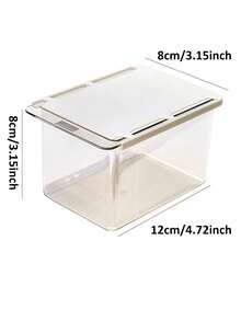 6件套透明壁挂式抽屉收纳盒，透明节省空间橱柜下收纳托盘，适用于化妆品、洗漱用品和文具，免打孔粘贴式浴室梳妆台收纳套装 - 彩色 - 查看 13