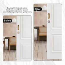 Placa de cubierta de agujero de puerta cubierta de perilla de puerta placa de perilla de puerta de 2-5 8 pulgadas de diámetro cubierta de perilla de puerta de bronce para  en el - Bronce - Ver 3