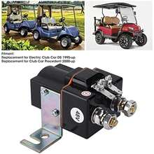 Solenoide de Carro KIMISS, Solenoide de 48 Voltios 101908701 4 Terminales para Club Car Eléctrico DS 1995-Up - / - Ver 2