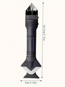 1pc Stainless Steel Caulking Tool Kit, Multi-Function Sealant Remover Tool, Caulk Scraper Set For Bathroom, Window, Kitchen, Essential Household & Kitchen Tool, No Electricity Required, Easy To Operate