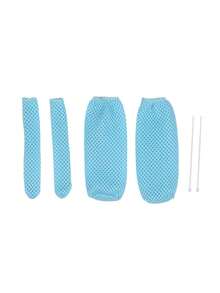 4件装透气摩托车把套，通用夏季防汗防滑刹车离合器杆软套 - 彩色 - 查看 15