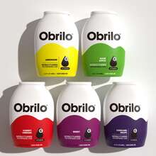 Obrilo Water Enhancer Liquid Flavoring Drops - ZERO Sugar/Calorie, Dye Free, Naturally Flavored Drink Syrup - 多種5件裝 - 查看 1