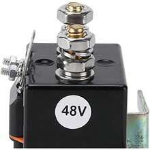 Solenoide de Carro KIMISS, Solenoide de 48 Voltios 101908701 4 Terminales para Club Car Eléctrico DS 1995-Up - / - Ver 4