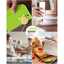 XGE3 Piezas Etulas Reteria Alisador De Paste Ras Para Reteria Adecuado Para La Panadería Familiar y Para Uso esional Se Puede Didir Pan Pizza o Pastelería - Plataverdeblanco - Ver 7