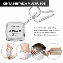 Cinta Metrica Corporal Cinta de Medir Antropometrica Cinta Metrica Digital Mini cinta métrica 2m Llavero Pequeña cinta métrica de acero Regalo portátil Lindo Bronce 2M - Bronce2M - Ver 2
