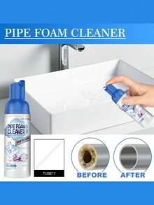 Limpiador de espuma para tuberías - Agente de limpieza y desodorización para tuberías, fregaderos y desagües del hogar - Multicolor - Ver 10