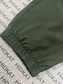 Hidkat Women's Lightweight Cargo Jogger Pants - Quick-Dry Breathable Drawstring Ankle Trousers For Casual Outdoor Sports - xanh quân đội - Xem 6