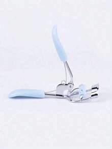 1 pezzo Arricciaciglia professionale - Arricciaciglia in acciaio inossidabile con arricciatura forte e duratura, strumento di bellezza per il trucco delle ciglie per le donne, economico, essenziale per i viaggi, regalo per le donne, regalo per la festa della mamma - celeste - Visualizzare 4