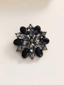 Boutons en strass élégants tournesol, ornements en métal doré/argenté - parfaits pour les robes de mariée, les robes de soirée et les fournitures de fabrication de bijoux artisanaux - 1/4 pièces - Multicolore - Voir 9