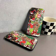 Funda para teléfono  Christmas Cheer Compatible con fundas para teléfonos ,  17,  16 Pro Max,  15 Pro Max,  13 y  12 Duradera, a prueba de golpes y elegante Una excelente opción para familiares, amigos, seres queridos, novios/novias y regalos de Navidad y Año Nuevo. - Negro - Ver 6