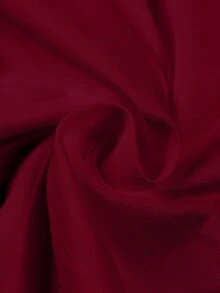 1件男士时尚印花休闲插肩袖T恤，圆领，常规版型，百搭设计，适合所有季节 - 酒紅色 - 查看 4