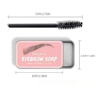 2pcs Waterproof Transparent Eyebrow Soap Set, Waterproof Eyebrow Makeup Pomade, Waterproof Mascara, Long-Lasting Portable Eyebrow Gel, Refreshing Long-Lasting Natural Eyebrow Styling Soap, Affordable Christmas Gift, Cosmetics, Makeup Tools