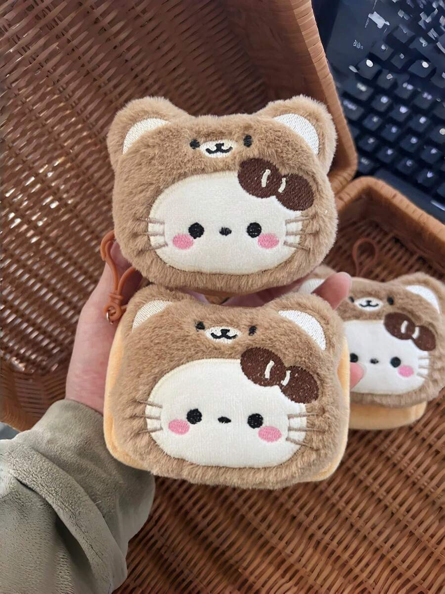 Women's Plush Cartoon Coin Purse, Suitable For Storing Coins And As A Gift For Friends And Girlfriends - Multicolor - View 1