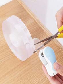 1 Roll Reusable Nano Thick Transparent High Viscosity Wall Mounting Tape - Clear - View 6