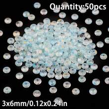3x6毫米玻璃米珠，闪亮锁扣算盘珠，玻璃隔珠，珠宝制作DIY工艺品材料 - DIY - 查看 17