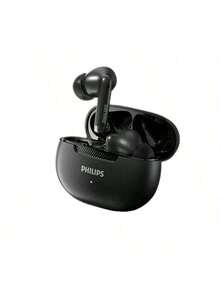PHILIPS TAT2020 藍牙無線耳機 混合式主動降噪 抗風噪模式 超長續航力 便攜充電倉 高清音質通話 黑色 - 黑色 - 查看 1