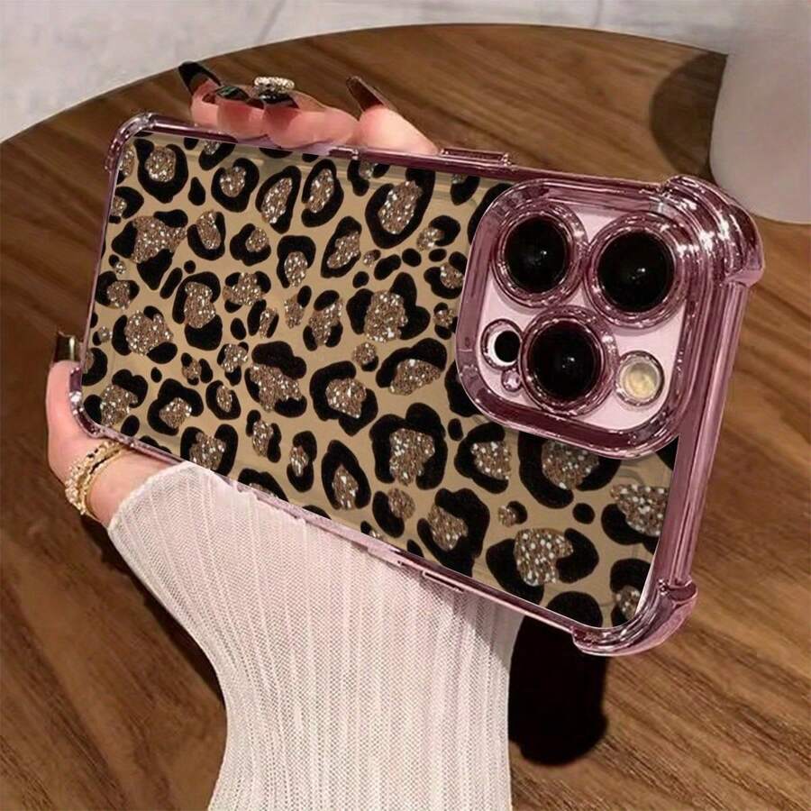 Funda para teléfono adecuada para iPhone 17 aire/16E, 14/15/16plus, 17/16/15/14/13/12/11 Pro/ProMax, para Samsung galaxia A03/A03core/A03S/A04/A04E/A05/A05S/A06/A12/A13/A15/A16/A24/A25/A32/A34/A35/A54/A55, Note10/Note10plus/Note20/Note20Ultra, S20/S20FE/S20PLUS/S20Ultra/S21/S21FE/S21PLUS/S21Ultra/S22/S22PLUS/S22Ultra/S23/S23FE/S23PLUS/S23Ultra/S24/S24FE/S24PLUS/S24Ultra Funda para teléfono, funda suave de TPU, se siente bien al sostener, personalidad simple, adecuada tanto para hombres como para mujeres, borde anti-caída en las cuatro esquinas, marco electrochapado, disponible en múltiples colores. - Rosa - Ver 1