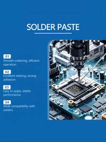 1pc Jue Fish Soldering Paste, Thermal Conductive, Deoxidizing, Cleaning Solder Points, Home Electronics Repair, Soldering Auxiliary Tool, Soldering Paste, Solder Wire, Flux, Strong No-Clean Soldering, Non-Acid, Non-Halogen, Yellow Solder Oil, Stainless Steel, Soldering Paste, Flux, Low-Temperature Rosin Soldering, No-Clean, Lead-Free, High Purity, Electric Iron Repair, Solder Oil