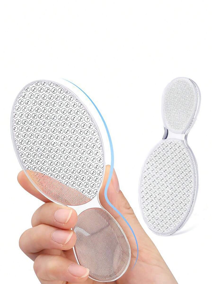 Nano Glass Foot Rasp, Foot Stone Foot Care Artifact, Dead Skin Callus Remover, Foot Scraper, Home Use, Travel Great Gift. - White - View 1