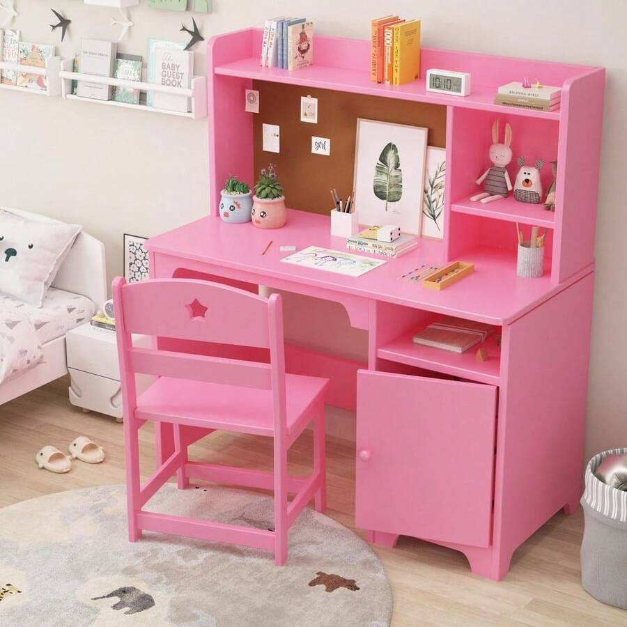 Kids Desk Chairs - 粉色 - 查看 1