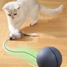 1pc Automatic Electric Cat/Dog Interactive Ball Toy, Self-Rolling Toy For Cats And Dogs