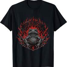 Camiseta Portland Frog Protest divertida Portland Frog Protest - Negro - Ver 1