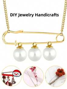 5-30pcs Large Size Garment Safety Pins, Heavy Duty Quilting Pins, Gold/Silver Decorative Pins, Suitable For Canvas, Wool Clothing Crafts And DIY Jewelry Crafts - Multicolor - View 9