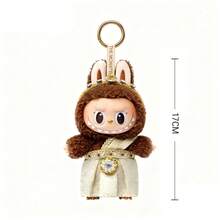 POP MART The Monsters Labubu Thailand Limited Edition Vinyl Plush Keychain Cute Princess Outfit Pendant Bag Charm Collectible Gift - Multicolor - View 7