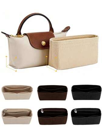 Väskorganiseringsinlägg, Dumplingpåse, Miniväskfodral, Förvarings- och organisationsfodral, Kosmetikfodral, Miniorganiseringsfodral, Bärbar researrangör, Miniorganiseringsfodral, Handväsksorganiseringsfodral
