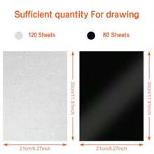 Transfer Paper - Siyah beyaz çizim - Görünüm 2